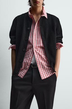 PANTAL?N REGULAR FIT T?CNICO / Negro - Zara фото 5