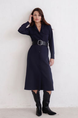 Платье-рубашка с английским воротником - Martichelli фото 302