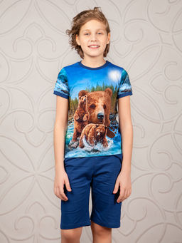 Пижама "Семь медведей",бирюзовый