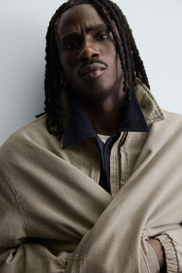 CONTRAST COLLAR PADDED JACKET - Zara фото 8