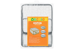 Кофр складной для хранения 30*28*15 см Соты на молнии, пластик - Elan gallery фото 4