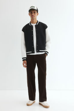 Chaqueta de b?isbol Loose Fit - H&m фото 8