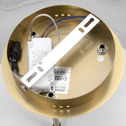 Люстра BayerLux «Грация», LED, 48 Вт, 3000-6000К, золото, 50×50×7-150 см