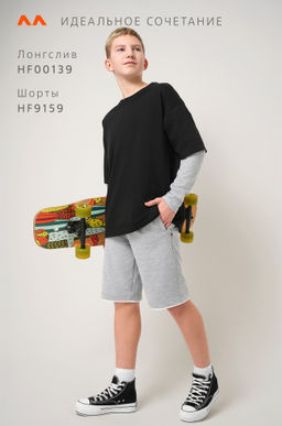 Шорты для мальчика из футера двухнитки Happyfox  фото 15