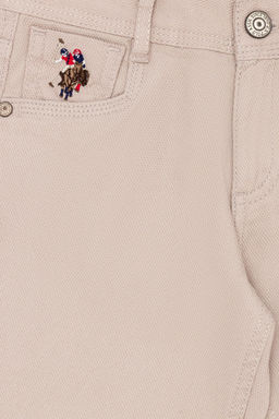 Брюки для мальчиков U.s. Polo Assn Stone парусина хлопок с эластаном  фото 12