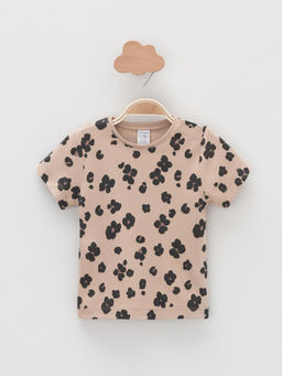 К 301156-2уп/тем.бежевый Н096,бежевый Н085.1 набор фуфайка (футболка) яс