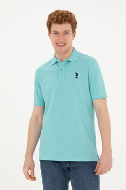 Мужская мятная футболка-поло Неожиданная скидка в корзине - U.s. polo assn фото 10