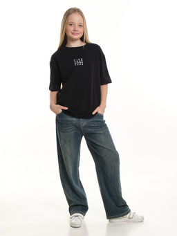 Футболка с принтом 22-9019 белый - Mini maxi фото 10