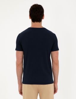 Lacivert Slim Fit Ti__rt