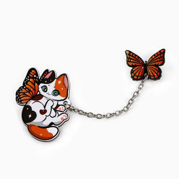 Цена за 20 шт. Значки деревянные Самые милые значки в шоубоксе, 20 шт.