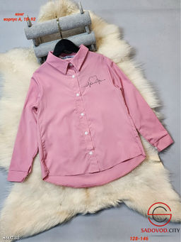 Рубашка для девочки с рисунком