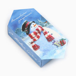 Полотенце махровое Этель Рождественский вечер 30х30 см, 100% хл, 340 г/м2  фото 4