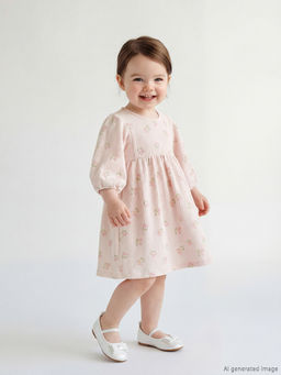 ?i?ekli F?rf?rl? K?z Bebek Elbise