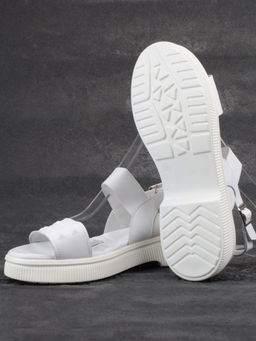 08-PEL211-1 WHITE Босоножки женские (натуральная кожа) - Фабричный китай фото 13