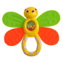 Погремушка Бабочка, с эластичными элементами, Крошка Я