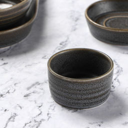 Соусник фарфоровый Magistro Urban, 70 мл, d=6,7 см, цвет серый фото 2