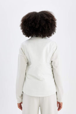 Водоотталкивающий надувной жилет для спортсменов DeFactoFit с воротником-стойкой  фото 7