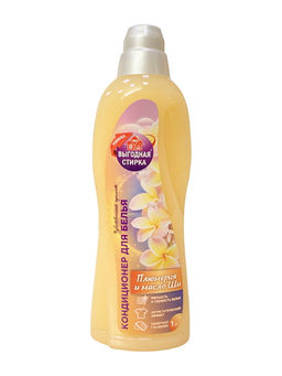 РК / ВЫГОДНАЯ СТИРКА Кондиционер д/белья "Плюмерия и масло Ши" (1л).10 / 3492 /