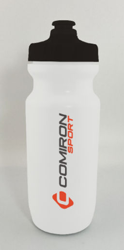Бутылка велосипедная COMIRON RACE1 гоночная, силиконовый клапан +уплотнитель, пищевой PP, BPA-free, цвет Transparent 550ml