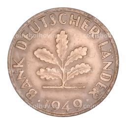 1 пфенниг 1949 года J Германия