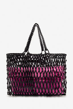 LIMITED EDITION LEATHER BRAIDED MAXI SHOPPER - Zara фото 6