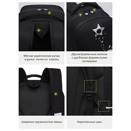 RG-663-1 Рюкзак школьный с картхолдером на держателе - Grizzly фото 17