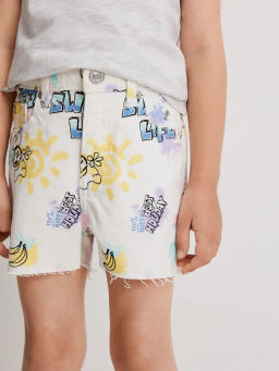 ACOOLA / Шорты джинсовые детские для девочек Gloom набивка фото 7