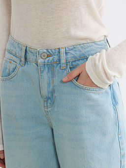 Wideleg Kad?n Jean Pantolon