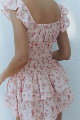 Vestido con cintura nido de abeja - H&m фото 6