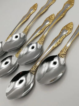 Упаковка 12шт. / Ложка чайная М-3 Тройка ЛНТП СЧ-60/57л г. Павлово /ПЗХМ/  фото 11