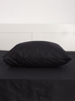 Постельное бельё 1.5-спальное «Экономь и Я», поплин, чёрное