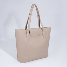 Сумка-тоут на молнии, цвет бежевый - Simaland фото 2