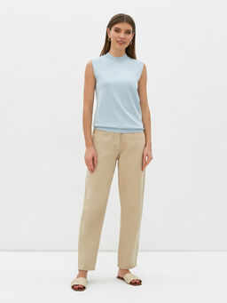 Conso/KJ 220727 - blue Топ Трикотажный