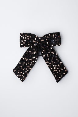 SEQUIN BOW SCRUNCHIE - Zara фото 4