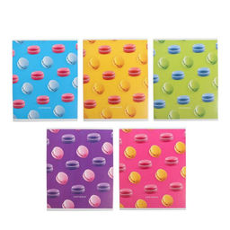 Тетрадь 48 листов в клетку Calligrata Макарун, обложка мелованный картон, блок офсет, МИКС