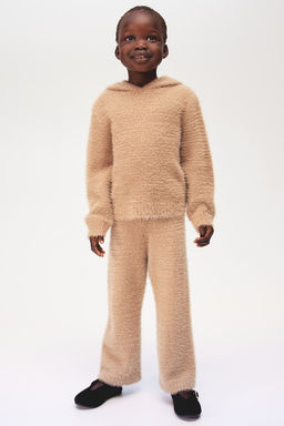 Leggings en punto efecto pelo