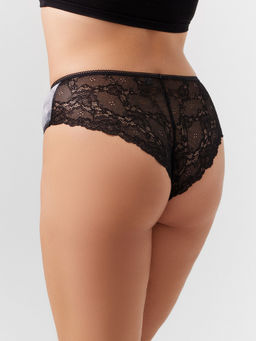 Цена за 2 штуки! Трусы женские классические черные в технике тай-дай черный2 412447 - Mark formelle фото 4