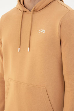 Мужской базовый свитшот светло-коричневого цвета Неожиданная скидка в корзине - U.s. polo assn фото 7