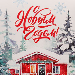 Цена за 2 шт. Коробка подарочная новогодняя складная «С Новым годом», 15×7×22 см