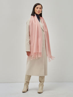 В составе шерсть и кашемир! теплый двусторонний палантин - Tantino фото 2