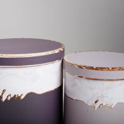 Набор коробок 4 в 1, упаковка подарочная, Мрамор, 14?14?13 - 20?20?17.5 см