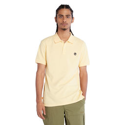 Мужские поло с коротким рукавом Timberland Polo Millers River Elevated Tipped Slim TFO желтая