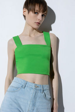 Блузка-топ с глубоким квадратным вырезом - Incity фото 6