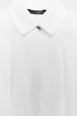 PLEATED POPLIN SHIRT - Zara фото 10