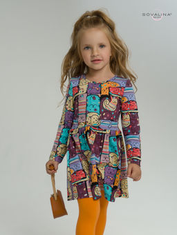 Платье Эля коты в горошек - Sovalina фото 13