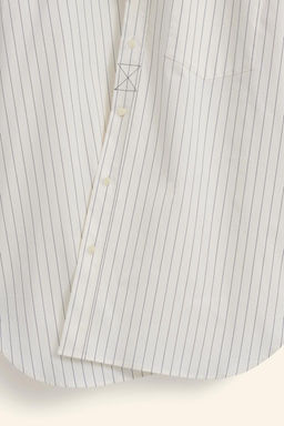 LIMITED EDITION CROSSED STRIPE SHIRT - Zara фото 11