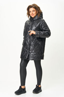 Пальто Anastasia Mak 1055-1 черный фото 5