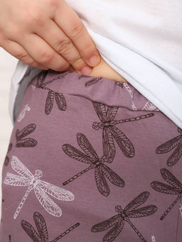 Брюки детские, модель 325, трикотаж (Стрекоза, лиловый) - Ивановотекстиль фото 5