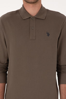 Erkek Vizon Basic Sweatshirt Sepette S_rpriz _ndirim - U.s. polo assn фото 6