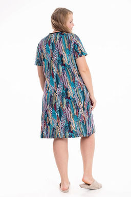 Халат М31969зч зеленый/черный - Елена фото 4